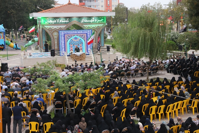 برگزاری یادواره شهدای گمنام شهرستان لاهیجان در جوار حرم شهدای گمنام